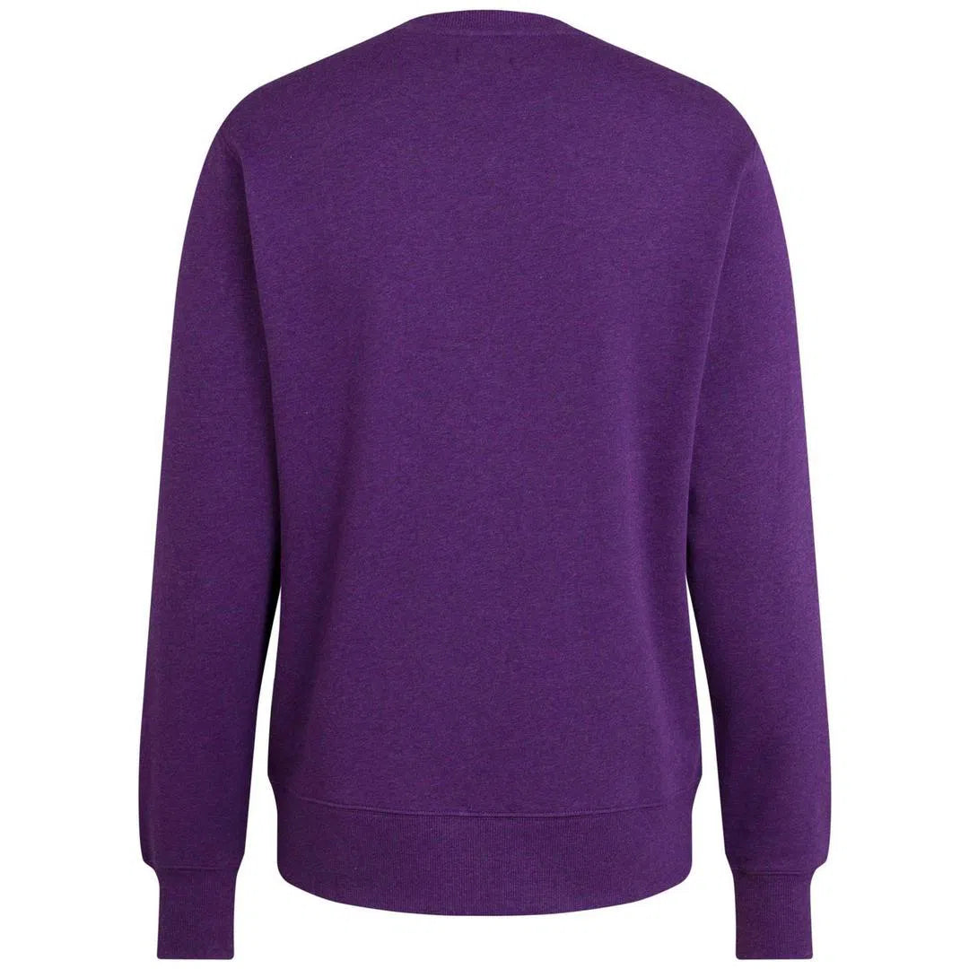 RAPHA Logo Sweatshirt - BMF Purple Marl/Teal-Velodrom