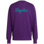 RAPHA Logo sweatshirt - BMF Purple Marl/Teal Default Rapha