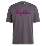 RAPHA Logo T-shirt - Carbon Grey/Mauve Default Rapha