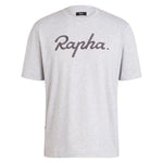 RAPHA Logo T-shirt - Grey/ Dark Grey Default Velodrom Barcelona