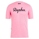 RAPHA Logo T-shirt - Pink/Black Default Velodrom Barcelona