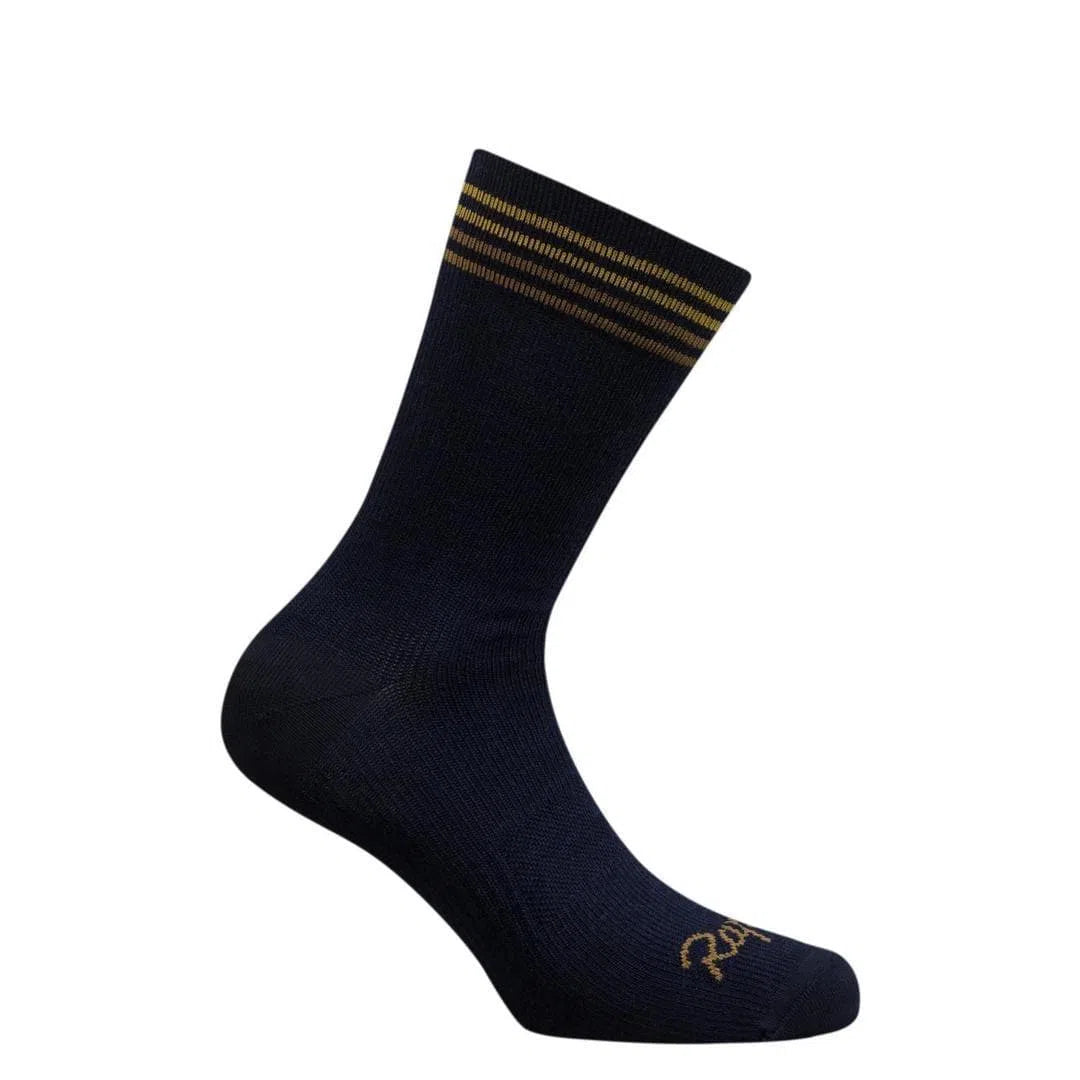 RAPHA Merino Socks Regular SCT Dark Navy Old Gold Velodrom CC