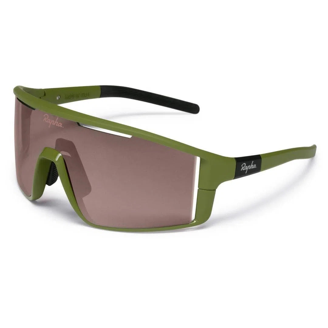 RAPHA Pro Team Full Frame Glasses - MMC Green/Light Grey-Velodrom
