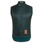 RAPHA Pro Team Insulated Gilet - SMP Dark Green/Peach-Velodrom
