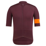 RAPHA Pro Team Jersey - WVO Wine/Bright Orange-Velodrom