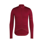 RAPHA Pro Team Long Sleeve Thermal Jersey AW2023 - BFS Dark Red-Velodrom