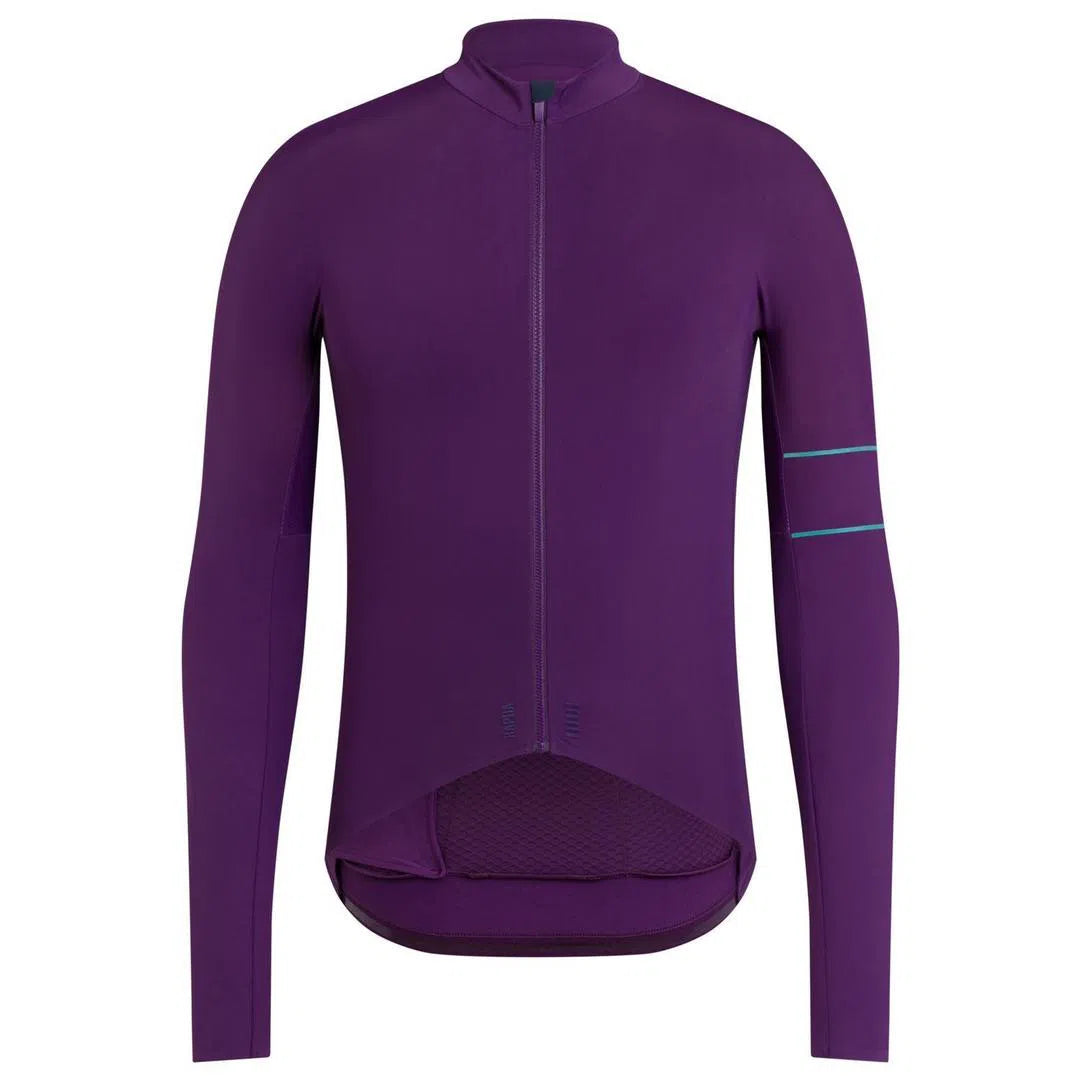 RAPHA Pro Team Thermal Long Sleeve Jersey - BBC Dark Purple-Velodrom