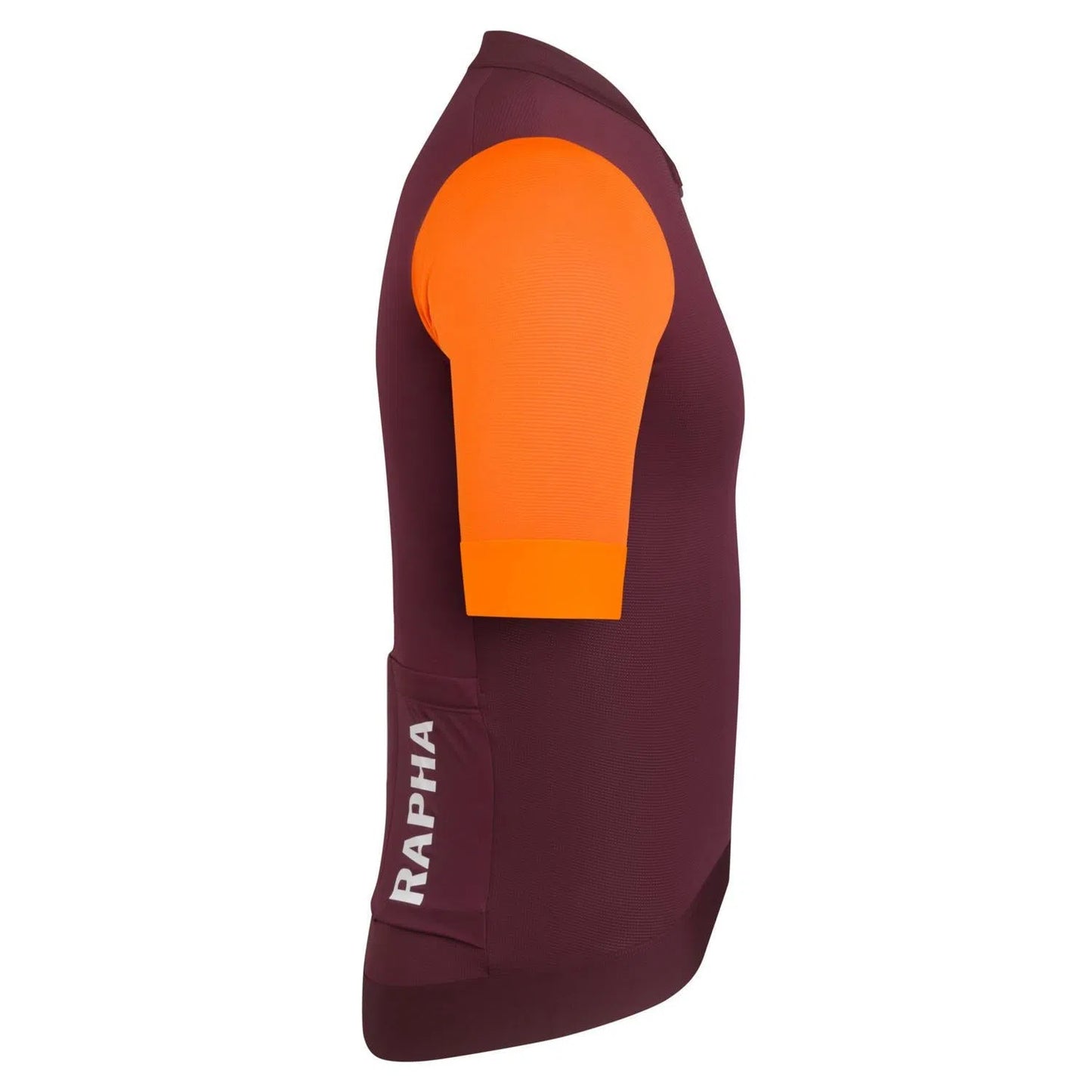 RAPHA Pro Team Training Jersey - WVO Wine/Bright Orange-Velodrom