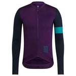 Rapha Pro Team Training Long Sleeve Jersey Purple Default Velodrom Barcelona
