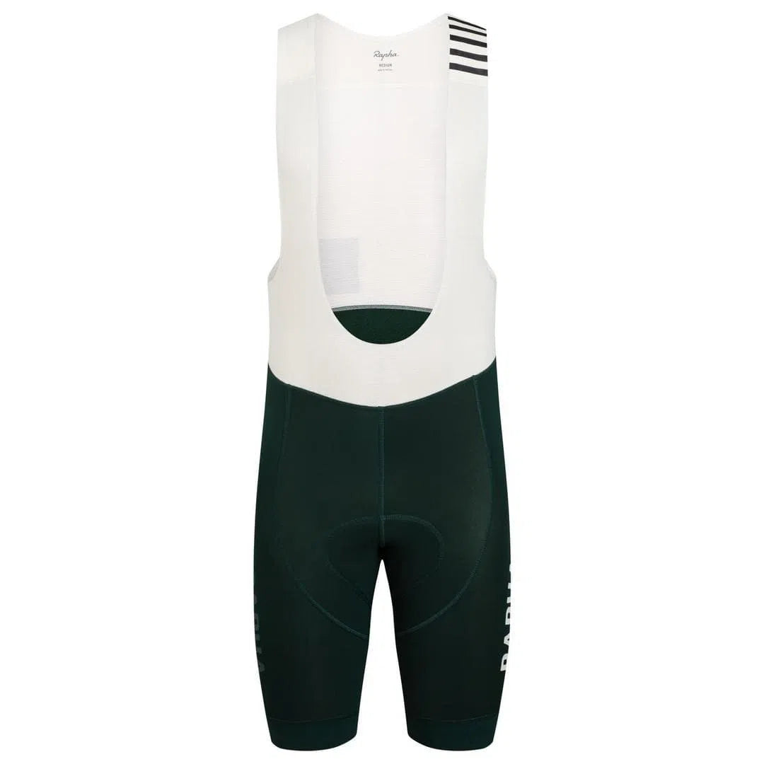 RAPHA Pro Team Winter Bib Shorts SBC Dark Green – Velodrom CC