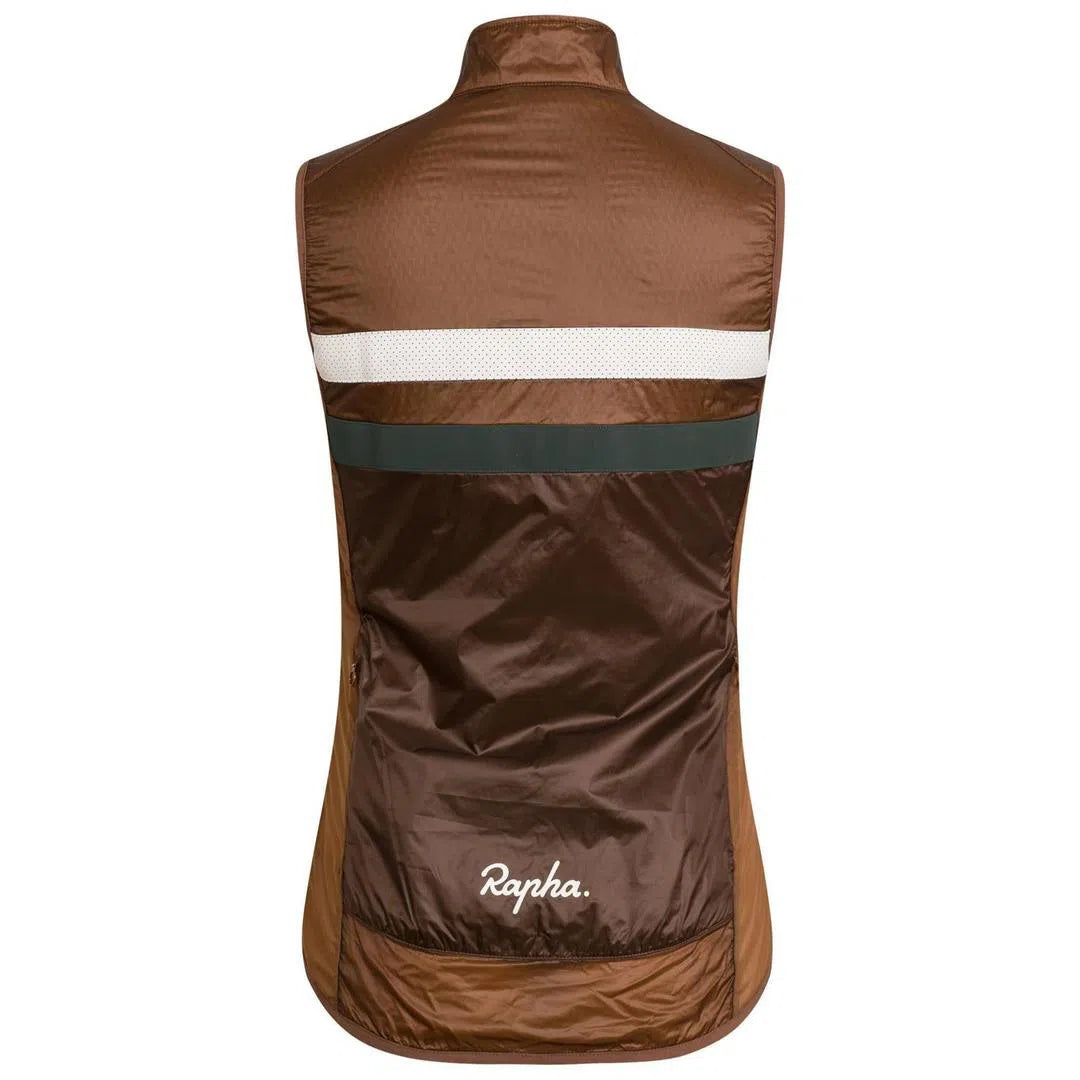 RAPHA Women Brevet Insulated GIlet - Brown-Velodrom