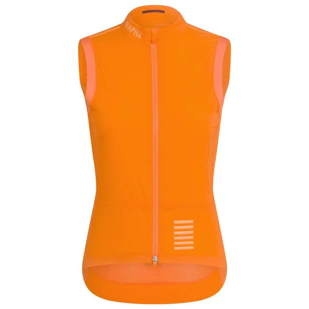 RAPHA Women Pro Team Lightweight Gilet - VOP Orange/Peach-Velodrom