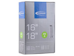 SCHWALBE AV4 Brompton Tube 16'' 18'' 40mm Schrader - Black-Spare Tubes-4026495100007