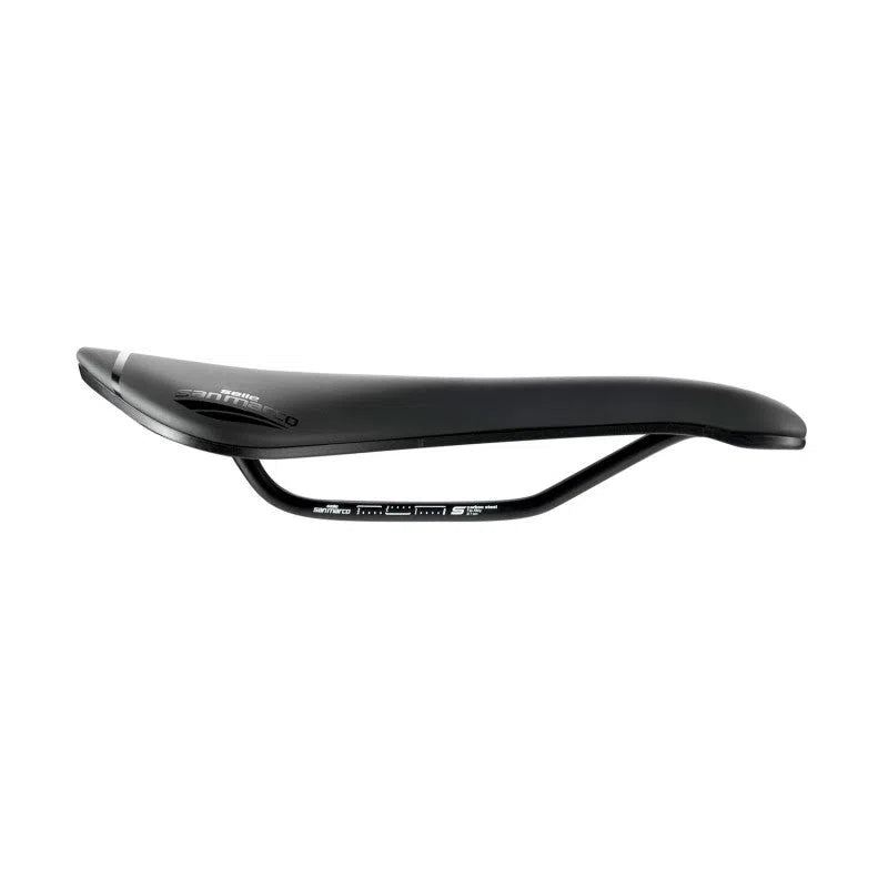 SELLE SAN MARCO ASPIDE SHORT OPENFIT SADDLE - Black-Saddles-