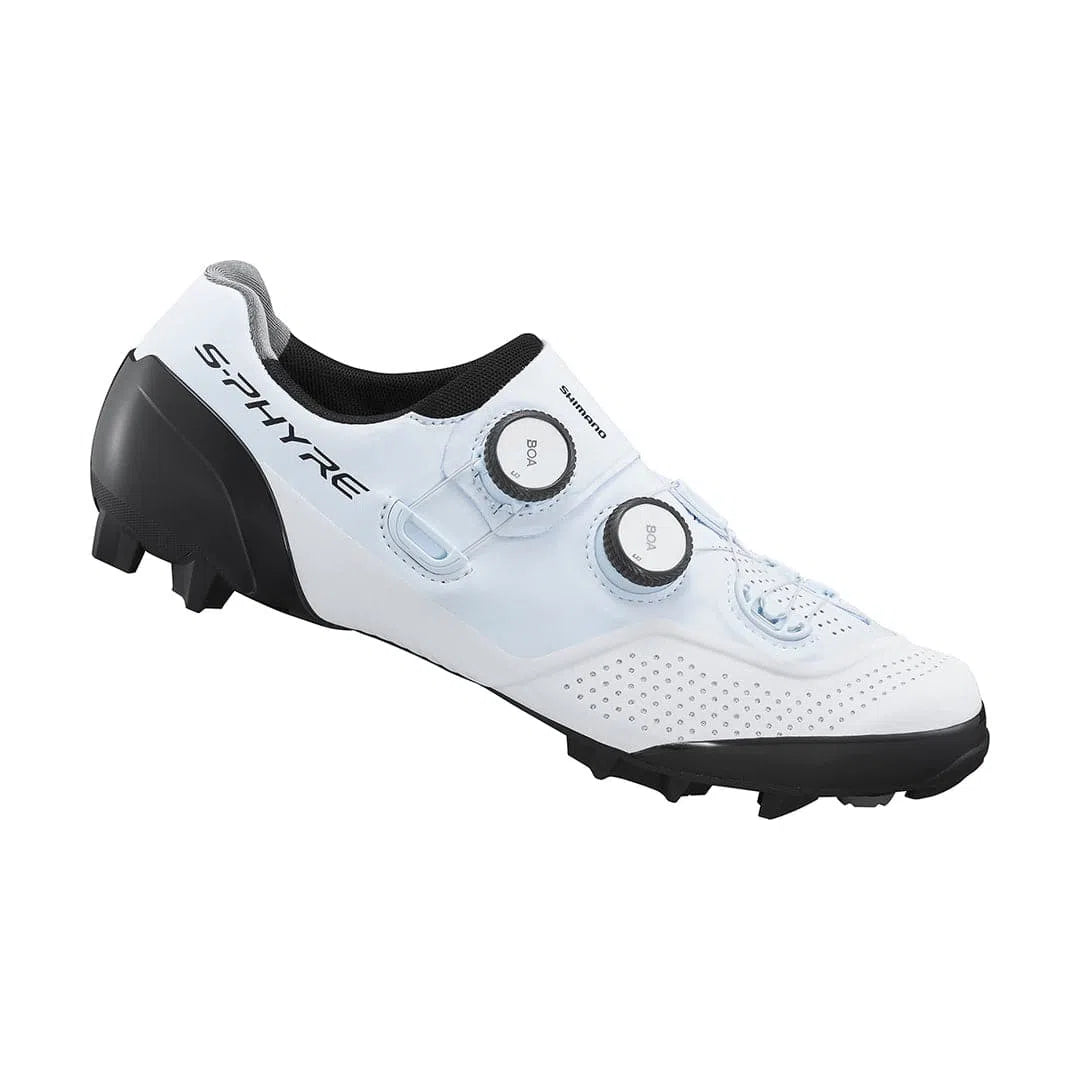 mountainbike schuhe weiß SHIMANO Sphyre XC902 Gravel MTB Cycling Shoes - White