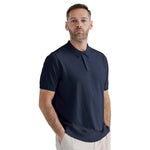 SILENCIOSA Light Polo - Navy-T-Shirts-98561097