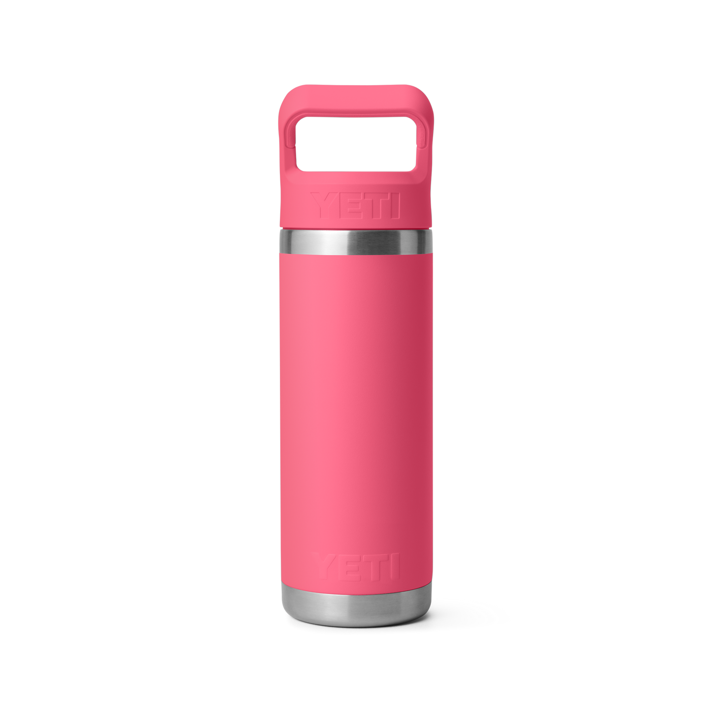 YETI Rambler 18oz/532m Flaske with Straw Kasket - Tropical Pink