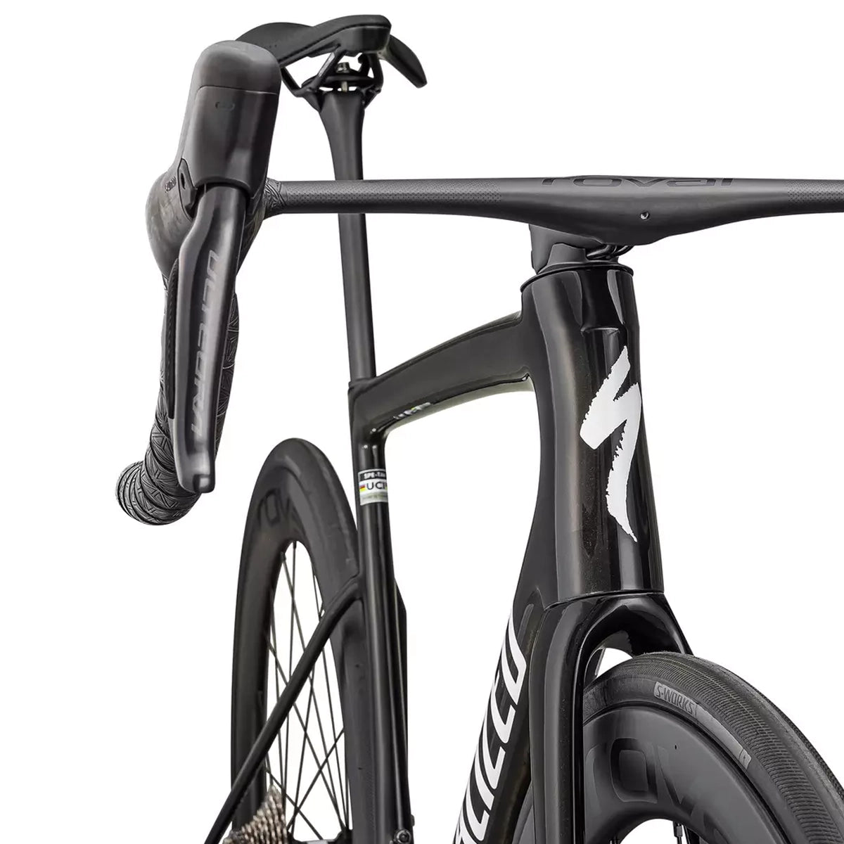 SPECIALIZED Tarmac SL8 Pro 2025 Shimano Ultegra DI2 Road Bike - Gloss Carbon/Metallic White Silver