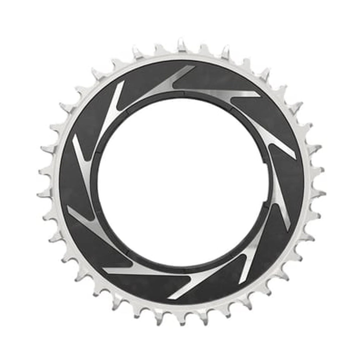 SRAM Chainring XX SL Eagle TType Rounded PM D1 36T 12s - Black/Silver-Chainrings-710845888311