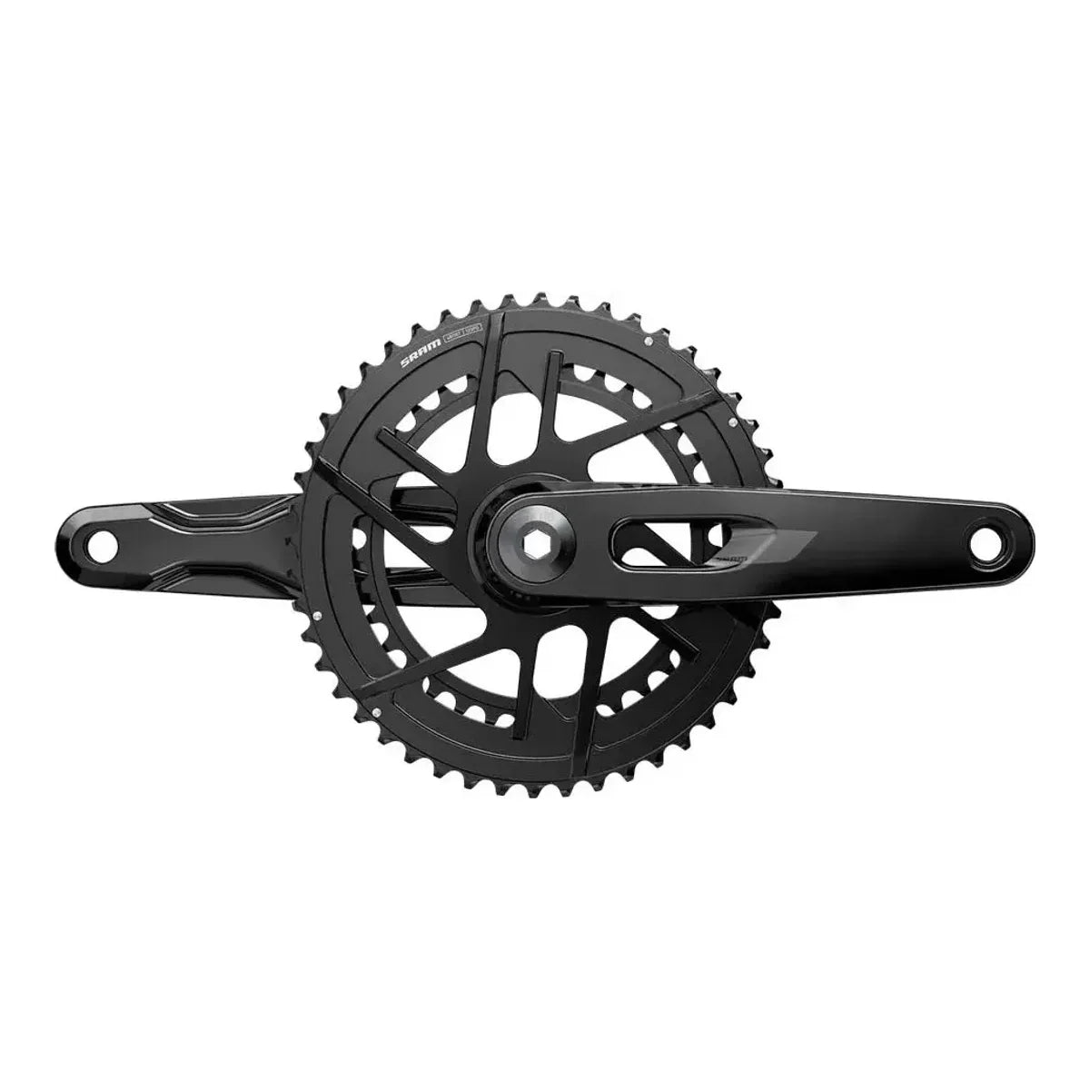 SRAM Rival AXS E1 Crankset DUB 2x12 - Black