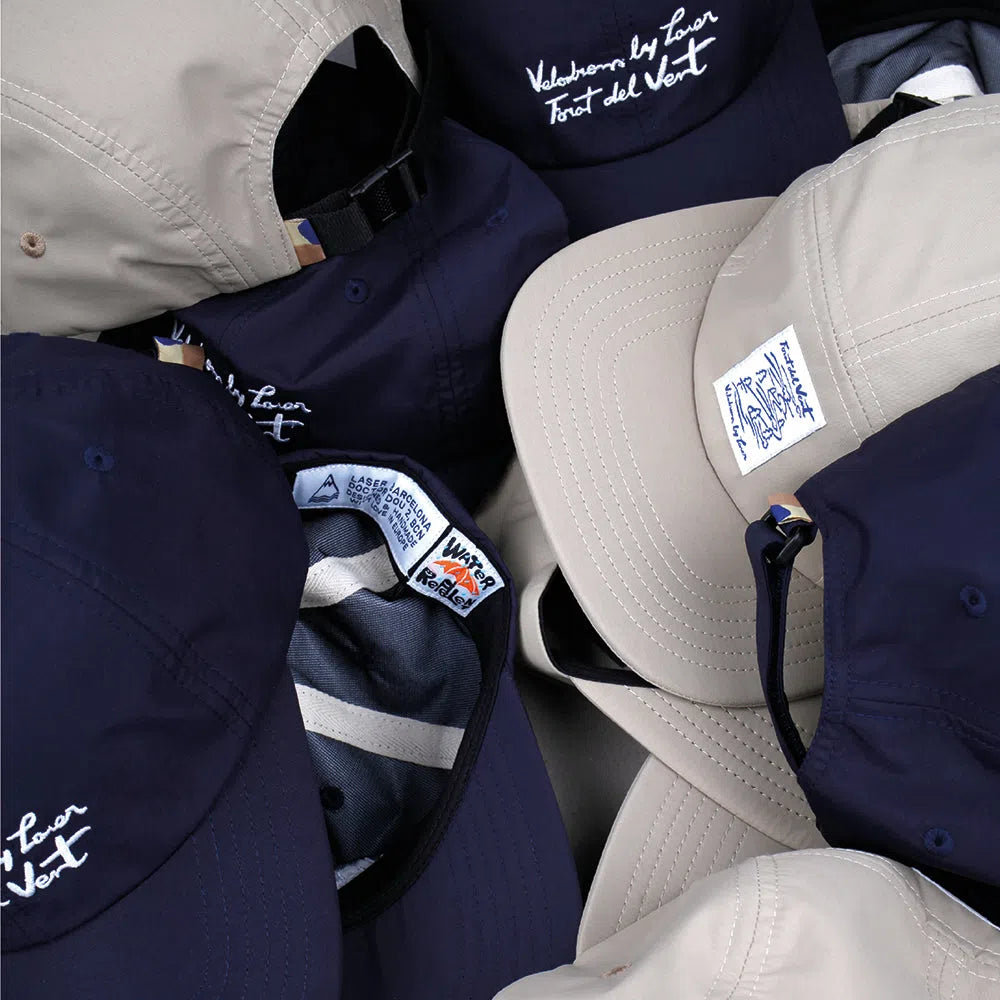 VELODROM by LASER Forat del Vent Hat Cap - Navy-Caps-24910982