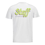 VELODROM Staff Tshirt - White/Bright Lime-T-Shirts-87821897