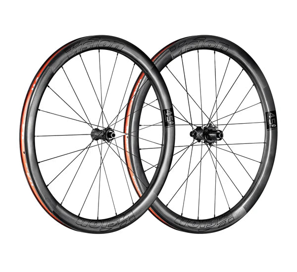 VISION Wheelset Metron 45 SL Disc TL - Carbon Black-Wheelsets-