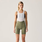 VELOCIO Femme Luxe Cuissard à bretelles - Deep Lichen