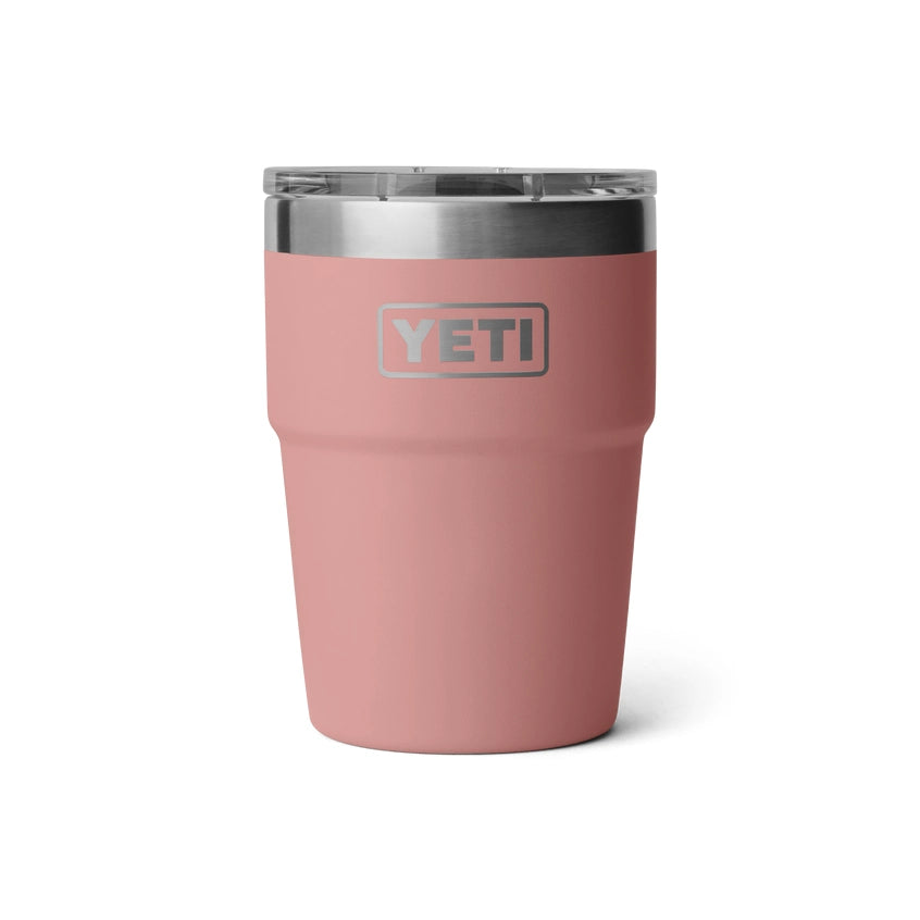 YETI Rambler 16 OZ 473ml Tumbler Stackable Cup - Sandstone Pink YETI Rambler 16 OZ 473ml Tumbler Stackable Cup - Sandstone Pink