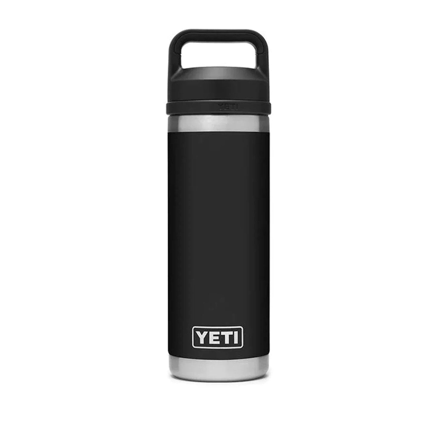 YETI Rambler 18 OZ 532 ML Bottle With Chug Cap - Black-Drinkware-888830076927
