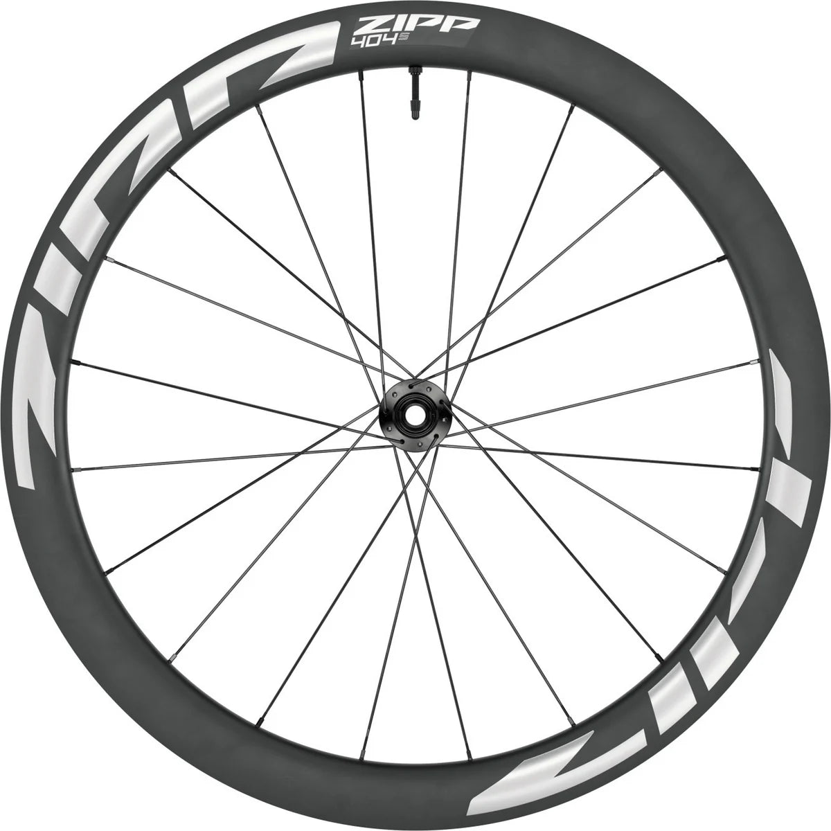 ZIPP 404 S Tubeless Disc Wheelset - White front wheel