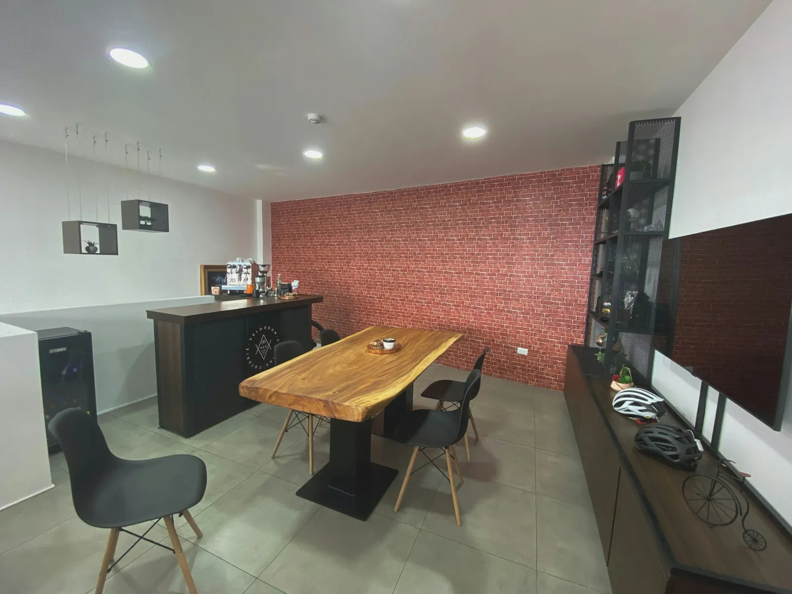 Klubhuset på øverste etage