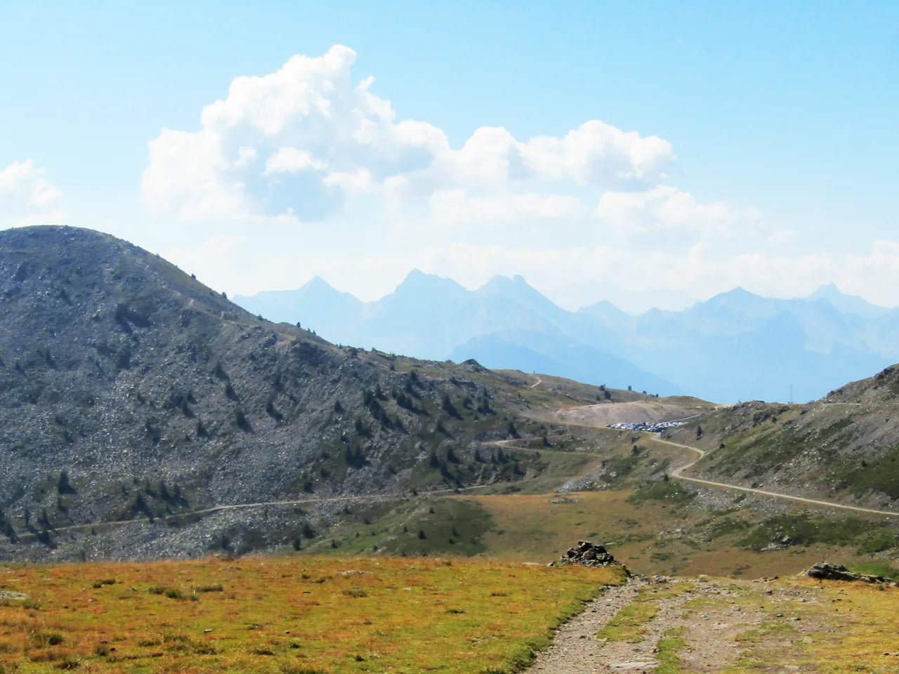 The Col du Granon below the Grand Meyret