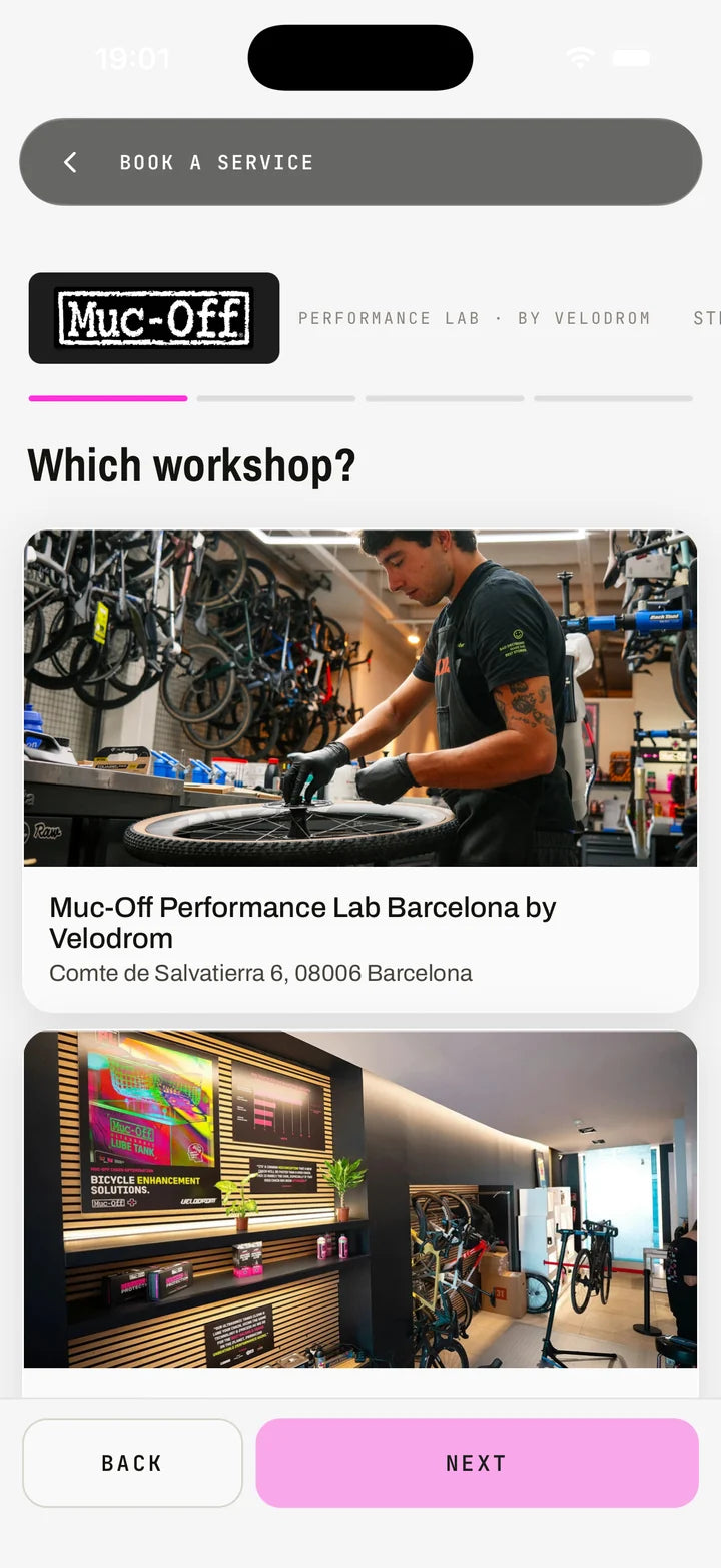 Workshop — Velodrom app
