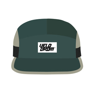 VELODROM Panel Mesh Trail Cap - Green/Grey
