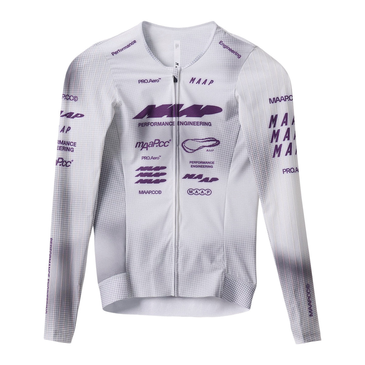 MAAP WOMEN PRO AERO LONG SLEEVE JERSEY - LUNAR GREY