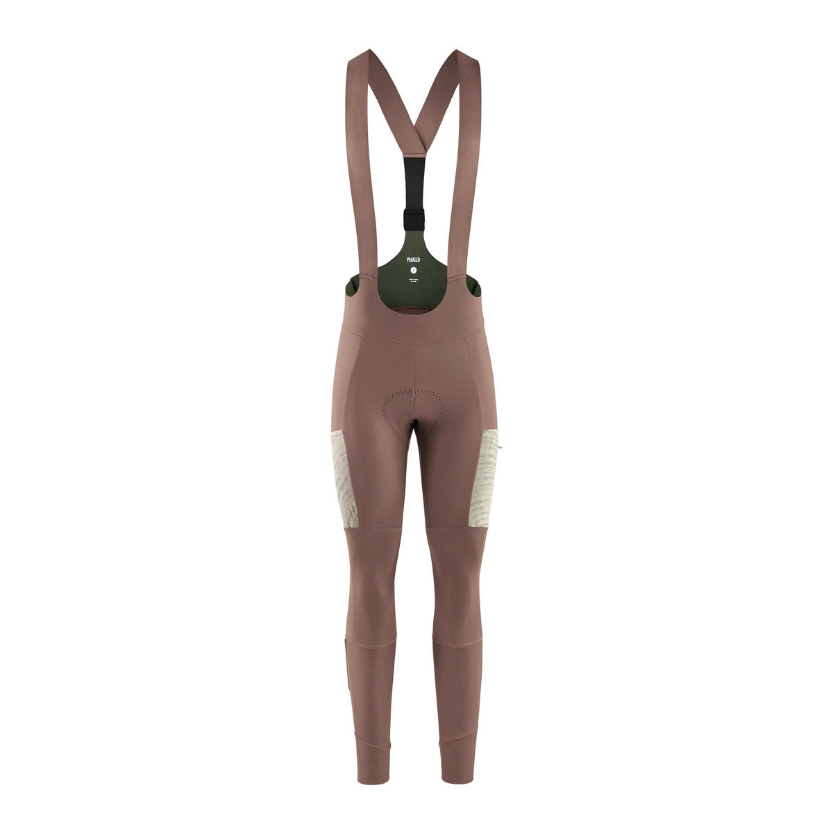 PEDALED WOMEN ODYSSEY BIB TIGHTS - WALNUT