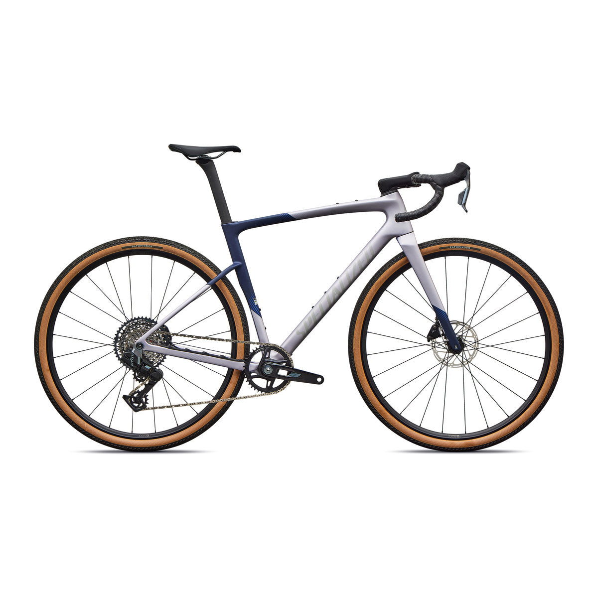 SPECIALIZED Crux 5 Comp Gravel Bike - SRAM Rival XPLR - Bluprl/Amthfrst/Shdwsil