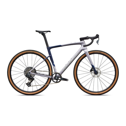 SPECIALIZED Crux 5 Comp Gravel Bike - SRAM Rival XPLR - Bluprl/Amthfrst/Shdwsil