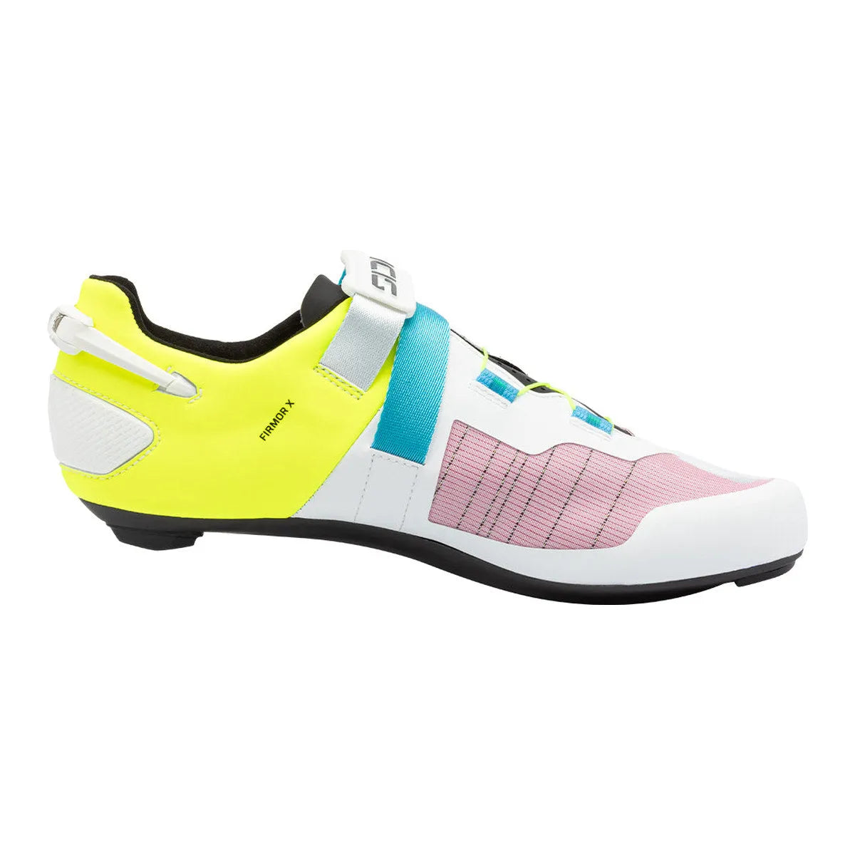 SIDI Wire 3 Road Cycling Shoes - White / Fluo Yellow