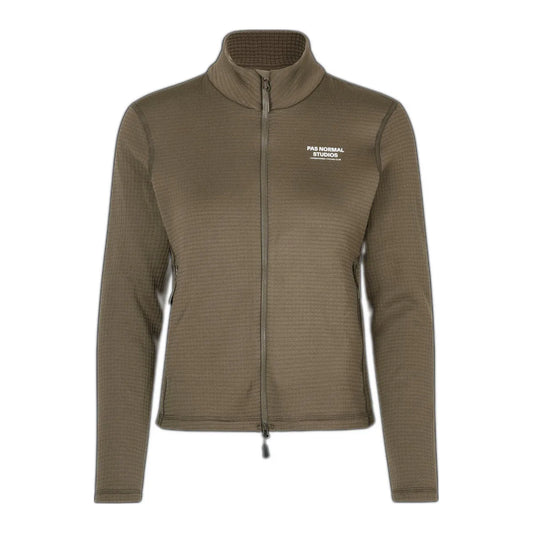 PAS NORMAL STUDIOS Women Escapism Performance Fleece Zip - Dark Stone