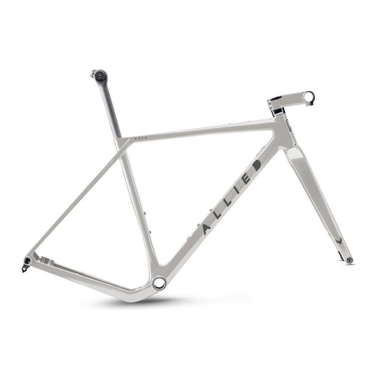 ALLIED ABLE Carbon Gravel Frameset - Supra White