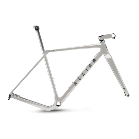ALLIED ABLE Carbon Gravel Frameset - Supra White