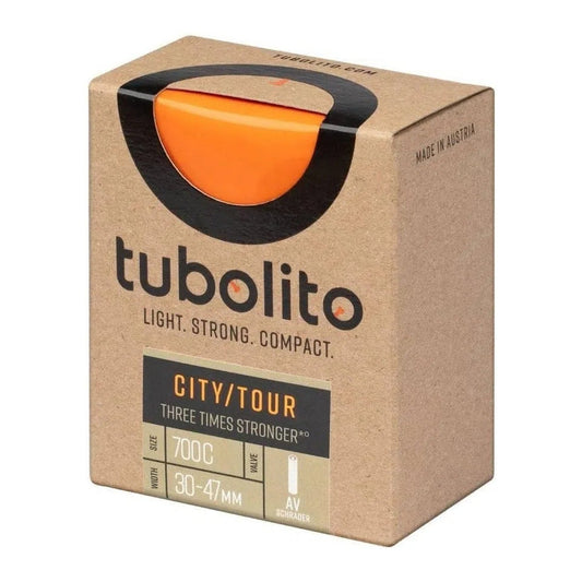 TUBOLITO TUBO CITY/TOUR TUBE 700x30-47 Schrader 40mm - Orange
