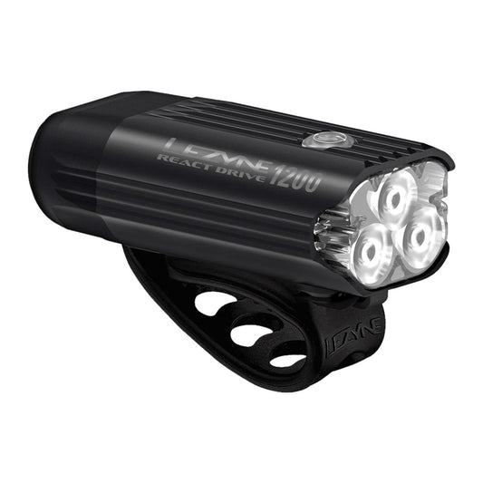 LEZYNE REACT DRIVE 1200 LUMEN RADAR Front LIGHT - Black