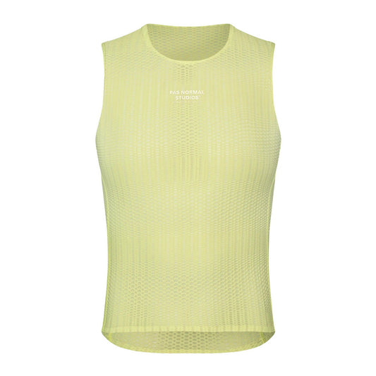 PAS NORMAL STUDIOS Men Mechanism Pro Sleeveless Baselayer - Wasabi Green
