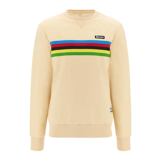 SANTINI UCI World Champion Sweatshirt - Cappuccino
