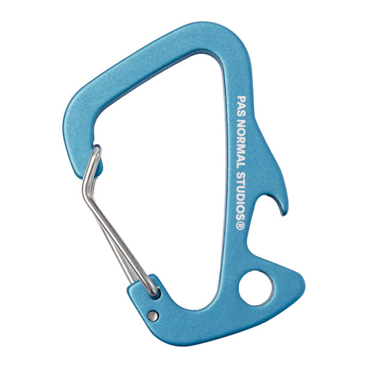 PAS NORMAL STUDIOS Off Race Branded Carabiner - Ocean Blue