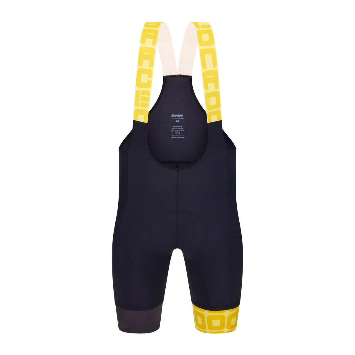 SANTINI Gran Départe Barcelone Bib Shorts - Black/Yellow