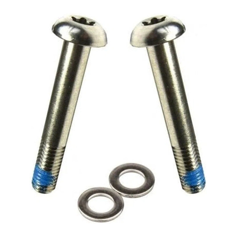 SRAM Caliper Flat mount bracket mounting bolts Titanium T25 - Silver